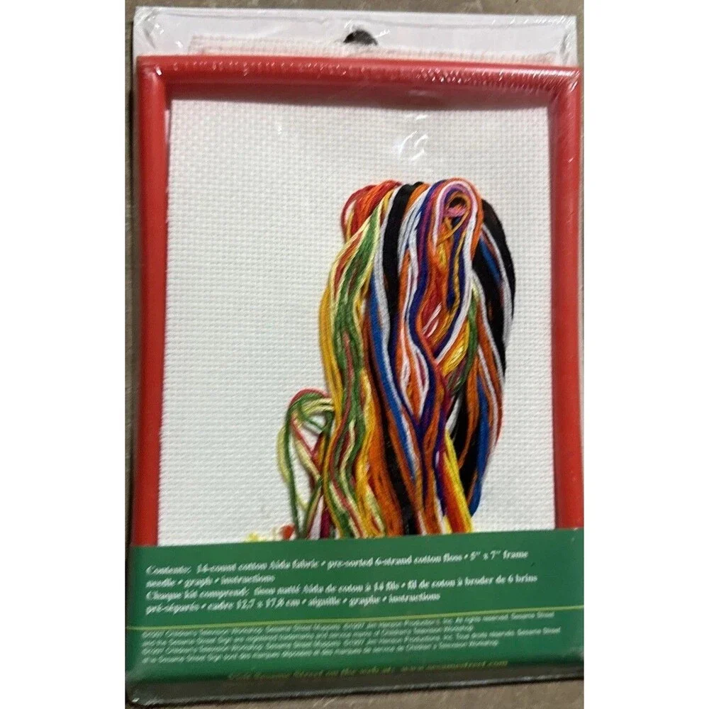 Sesame Street Bert Ernie Big Bird Counted Cross Stitch 5x7 Jaylynn #68-11 68-16